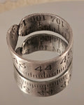 Bague "mètre" en aluminium