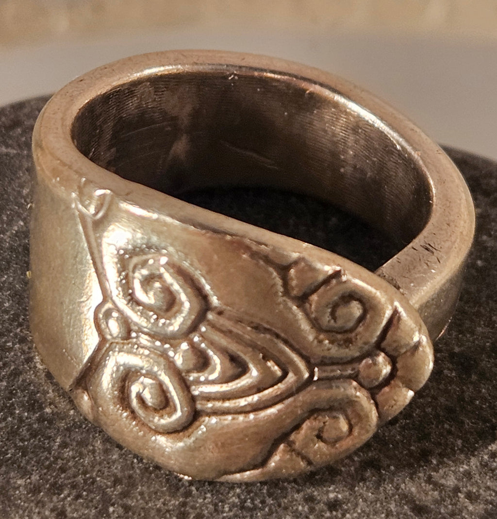 Bague motif Maori
