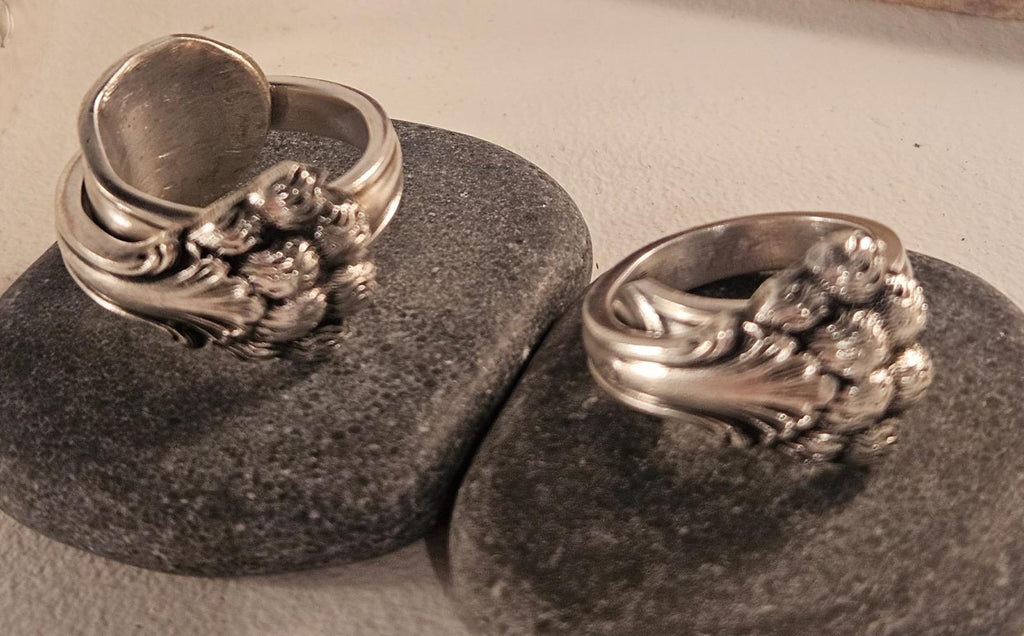 Duo bagues en argent
