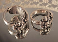 Duo bagues en argent